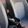 Central Armrest Armrest for Nissan Juke F15 2011-2020 PU Leather ABS Black
