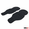 Antiperspirant Odorless Car Seat Covers Protection Pads Front Black Gray 2pcs