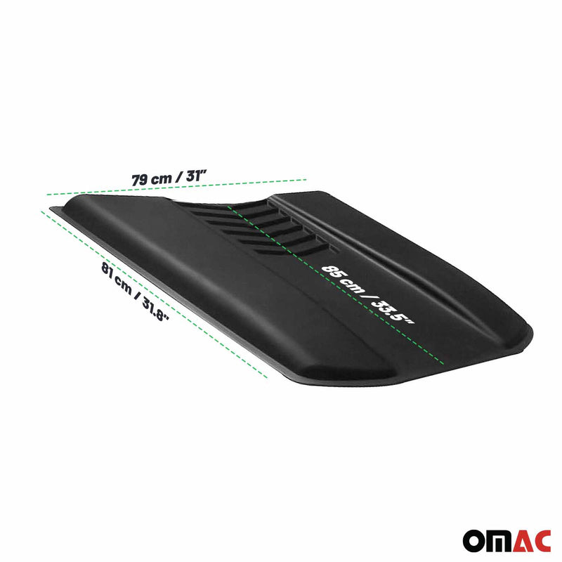 Haubenhutzen Motorhaube Lüftung für VW Amarok 2010-2021 ABS Schwarz 1tlg