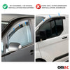 Wind deflector rain deflector for Ford Kuga 2013-2019 5 doors dark acrylic 2 pieces