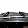 Menabo Grundträger Dachträger für Fiat Panda 2012-2024 TÜV Aluminium Schwarz 2x