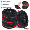 Reifentaschen Set Schutzhülle Reifenhülle 4 teilig für 14" bis 17" Felgen Tasche