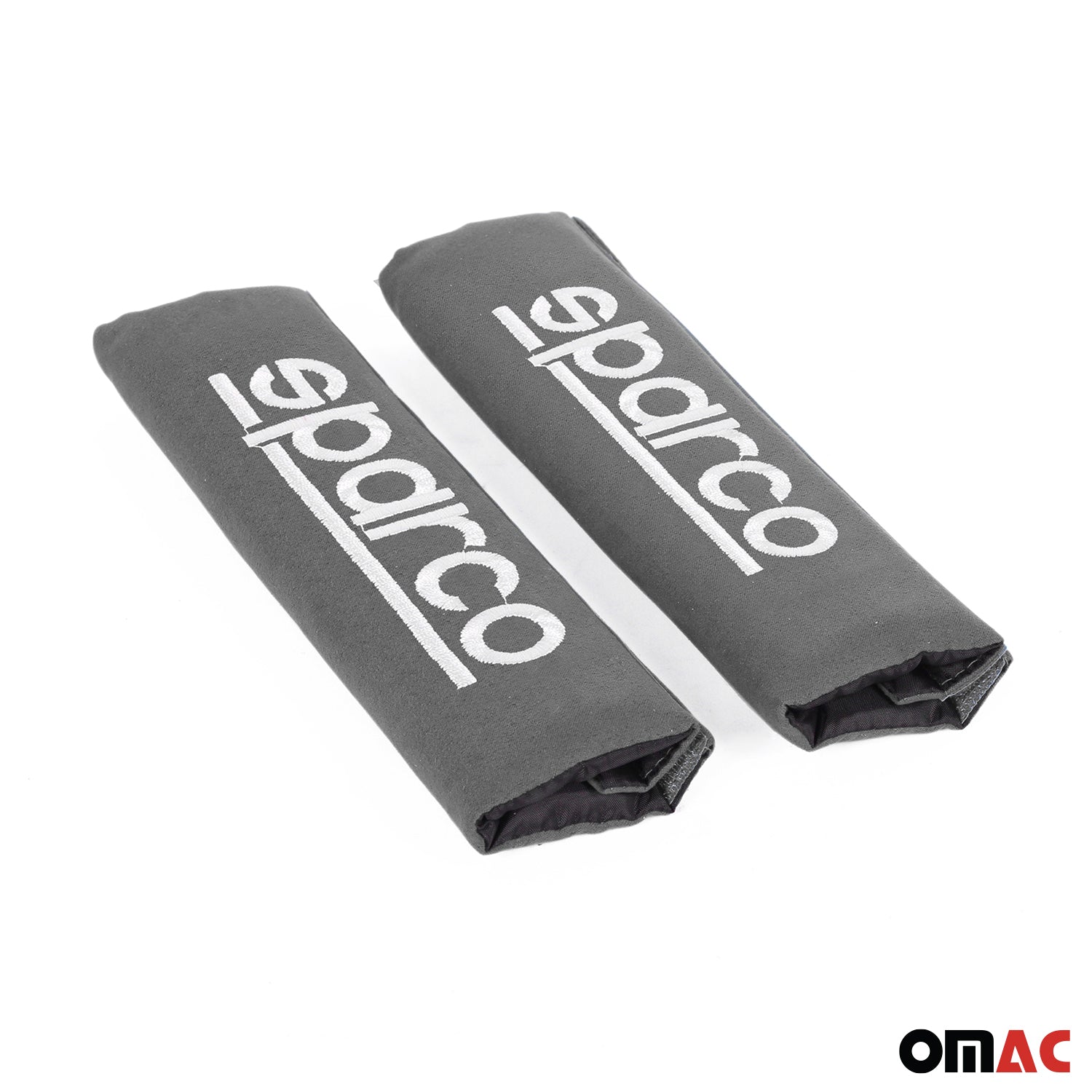 SPARCO Gurtschoner Gurtpolster Sicherheitsgurt Gurtschutz Autogurt Grau 2x