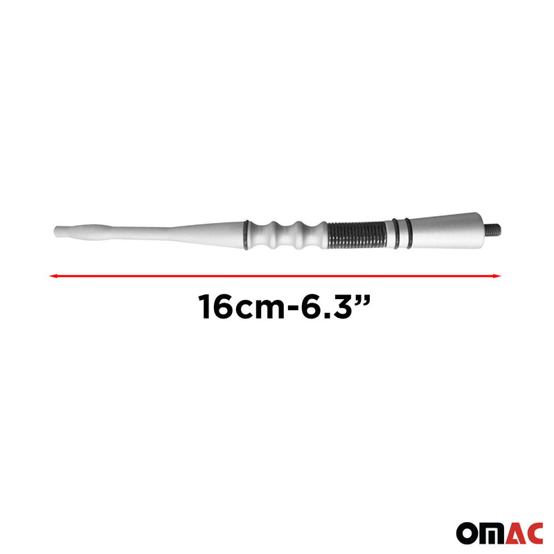 AM FM Auto Antenne Dachantenne Alu 16 cm Flexibel für Citroen Berlingo ab 2008