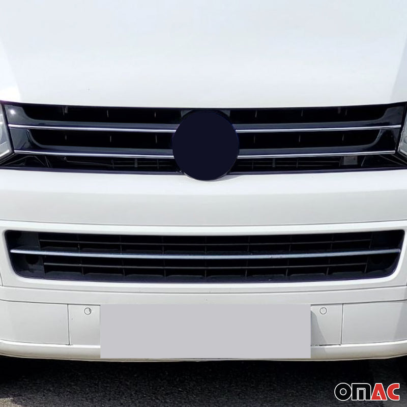 Kühlergrill Leisten Grillleisten für VW Transporter T5 2009-2015 Chrom Silber 5x