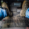 OMAC rubber floor mats for Jeep Gladiator Pick-up 2020-2024 Premium TPE Black 3x