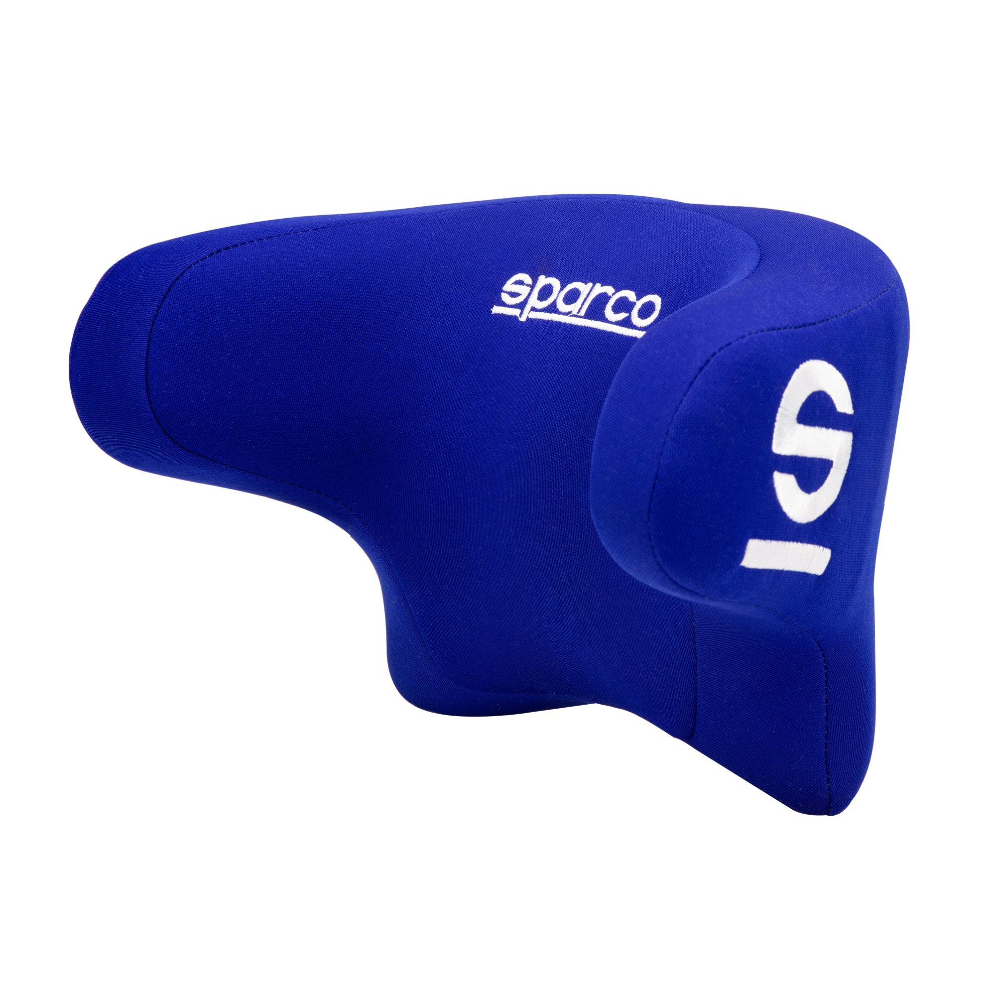 SPARCO Auto Nackenkissen Reisekopf Blau Ergonomische Memory-Schaum Kopfkissen