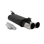 Novus Sportauspuff für Opel Astra F / Opel Kadett E 2x76mm DTM  mit ABE