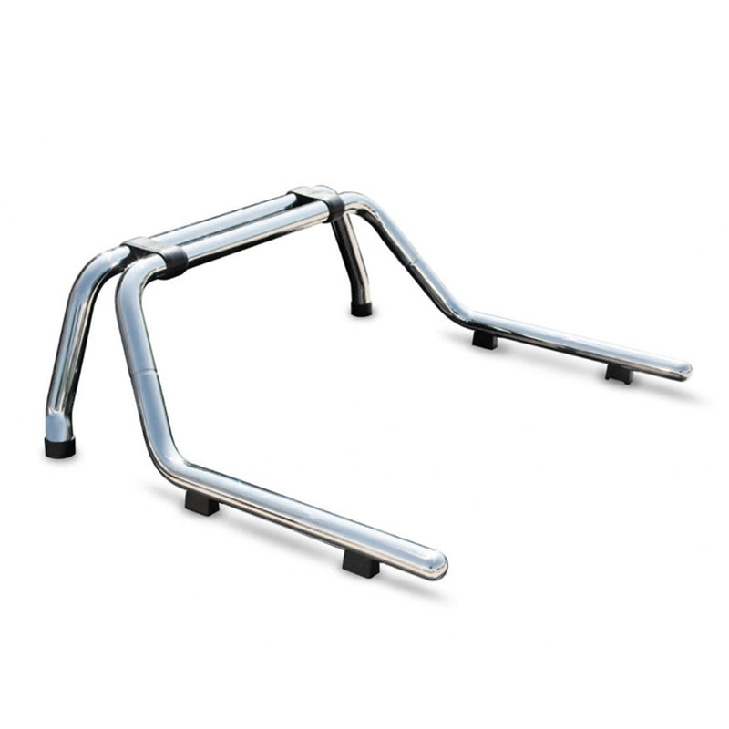 Überrollbügel Rollbar für VW Amarok Gefärbten Stahl Edelstahl Silber 1tlg