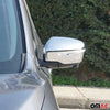 Spiegelkappen Spiegelabdeckung für Nissan Juke 2014-2019 Chrom ABS Silber 2tlg
