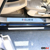 Door sill trims edition for BMW X1 X2 X3 X4 stainless steel silver 2 pieces