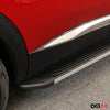 Trittbretter Seitenschweller für Dodge Journey 2009-2020 Alu Schwarz Silber 2x