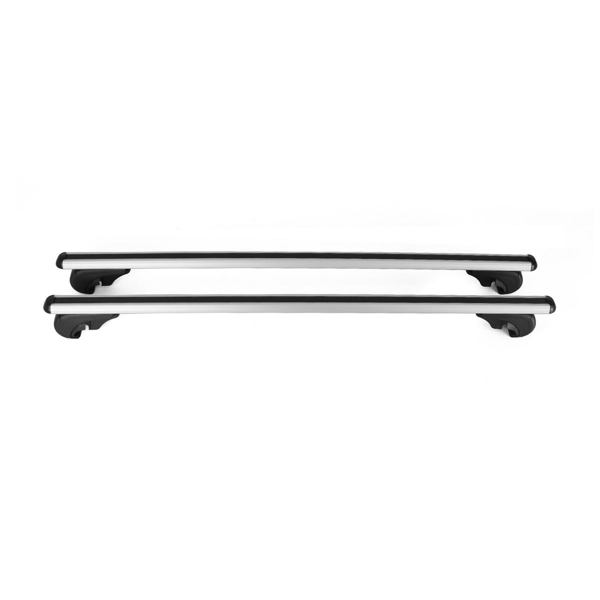 Roof rack luggage rack for Nissan Patrol 2010-2023 aluminum silver 2x