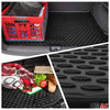 Floor mats & trunk liner set for Fiat 500 2007-2015 rubber TPE black 5x