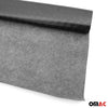 Anti-slip mat rubber mat floor covering knobs 300 x 200 cm black