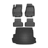 Fußmatte Kofferraumwanne Set für Nissan X-Trail II T31 2008-2013 OMAC Premium