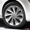 4x 15" Radzierblenden Radkappen Radblenden für Peugeot ABS Silber