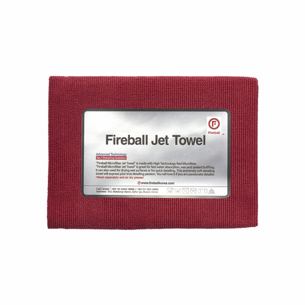 Fireball Premium All-Purpose Microfiber Cloth Washcloth 60x42 cm Red Color