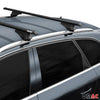 Menabo Dachträger für Opel Astra Sportourer 2010-2016 TÜV Aluminium Schwarz