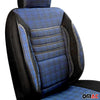 Schonbezüge Sitzbezüge für Vauxhall Zafira Life 2019-2024 Schwarz Blau 1 Sitz