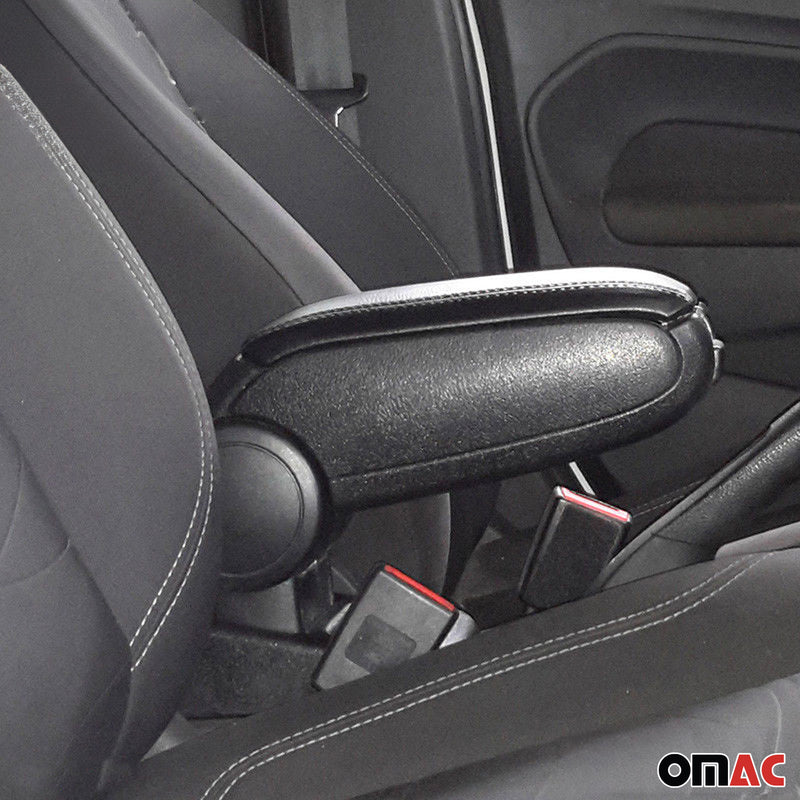 Mittelarmlehne Armlehne Mittelkonsole für Seat Ibiza 2008-2017 PU-Leder Schwarz