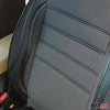 Schonbezüge Sitzbezüge für Renault Koleos Grau Schwarz 2 Sitz Vorne Satz