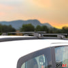 Dachträger Gepäckträger für Dacia Lodgy 2012-2023 Grundträger TÜV ABE Schwarz 2x