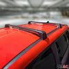 Dachträger Gepäckträger für Honda CR-V 2012-2016 Schwarz Alu mit Schlüssel