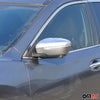 Spiegelkappen Spiegelabdeckung für Nissan Qashqai J11 2014-2021 Edelstahl Silber