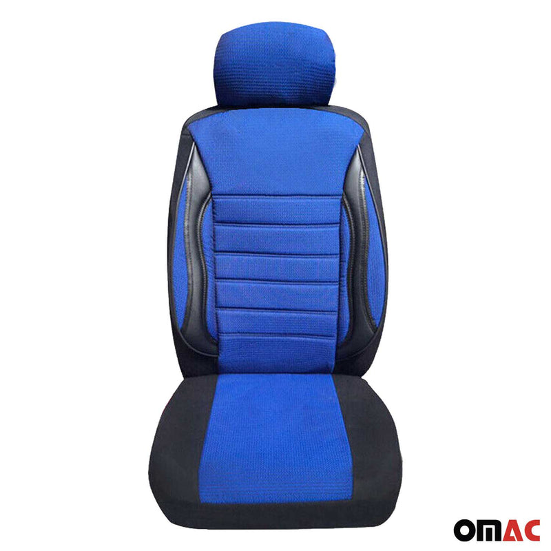 Schonbezüge Sitzbezüge für Citroen Jumper Schwarz Blau 2 Sitz Vorne Satz