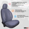 Schonbezug Sitzbezug Sitzschoner für Nissan Almera Juke Qashqai Grau 1 Sitz