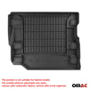 OMAC rubber boot liner for Jeep Wrangler Unlimited JL 2018-2024 TPE black