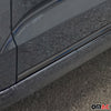 Seitentürleiste Türschutzleiste für Ford Focus 2011-2018 Chrom Stahl Dunkel 4x