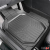 Fußmatten Gummimatten 3D Passform für Audi A2 Gummi Schwarz 4tlg