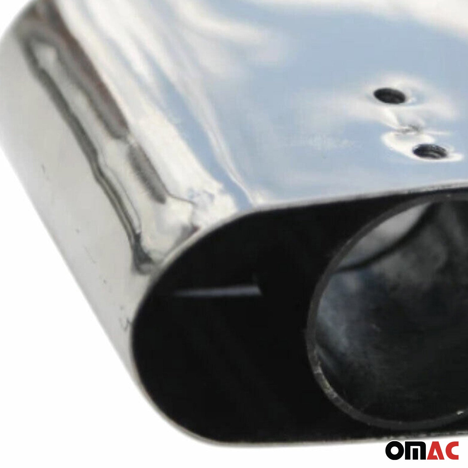 Auspuffblende Endrohr für Fiat 500 2007-2026 Edelstahl Chrom 1tlg