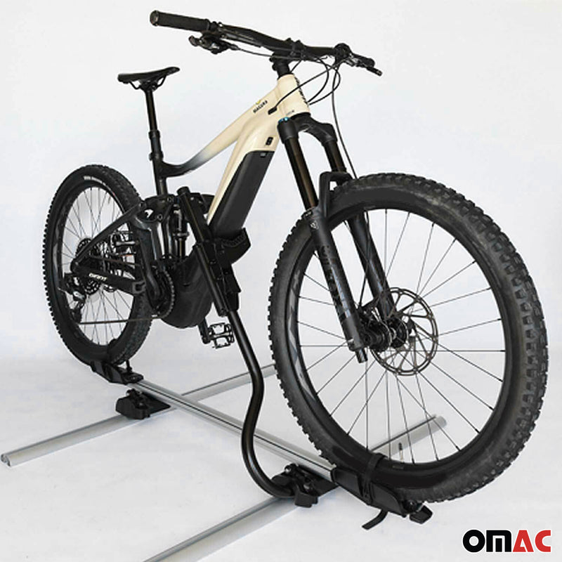 Dachträger + Fahrradträger Satz für Dacia Dokker 2012-2024 Aluminium Schwarz 3x
