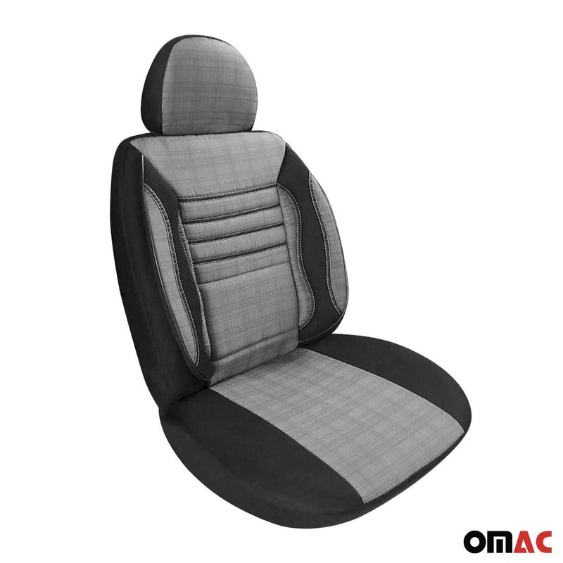 Schonbezüge Sitzbezüge für Citroen Berlingo Jumpy Jumper Grau Schwarz 2Sitz