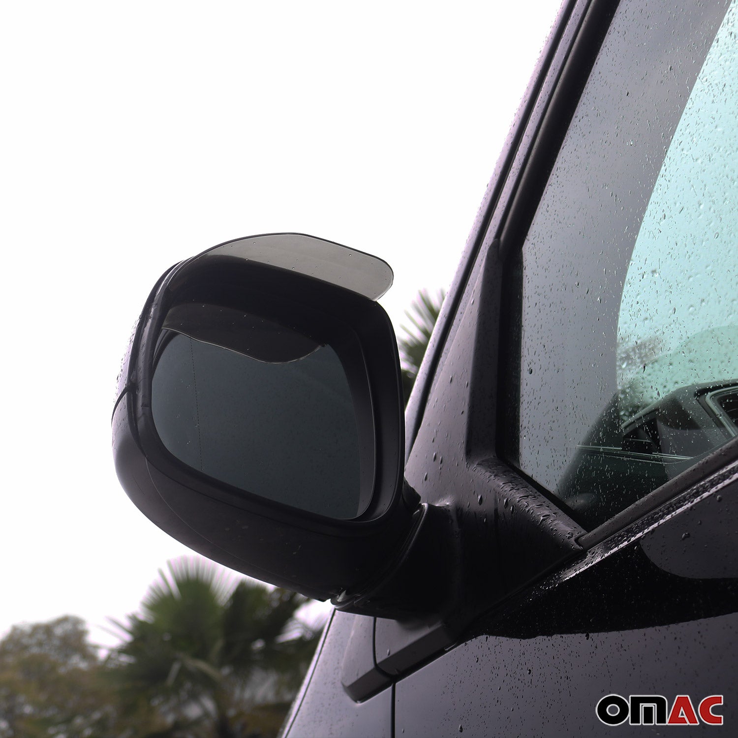 cenmoo 2 Pcs Auto-Seitenspiegel-Regenschutz, für Volvo XC60 XC90 XC40 s90  S60 Auto-Seitenspiegel Wasserdichtes Visier für Regenaugenbrauen