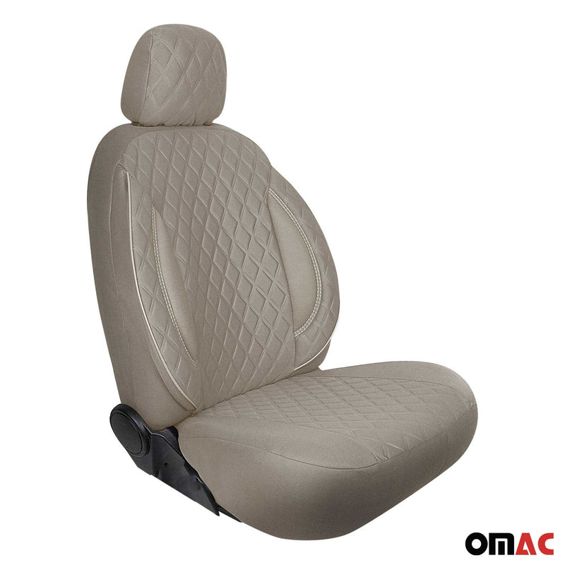 Schonbezug Sitzbezug Sitzschoner für Peugeot 206 207 308 Beige 1 Sitz