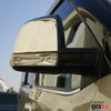 Spiegelkappen Spiegelabdeckung für Fiat Doblo Chrom ABS Silber 2tlg