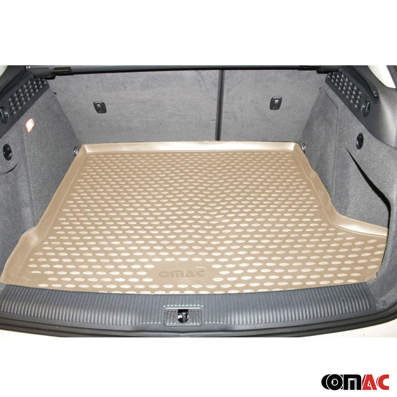 Kofferraummatte Kofferraumwanne für VW Golf 2003-2009 Schrägheck Gummi TPE Beige