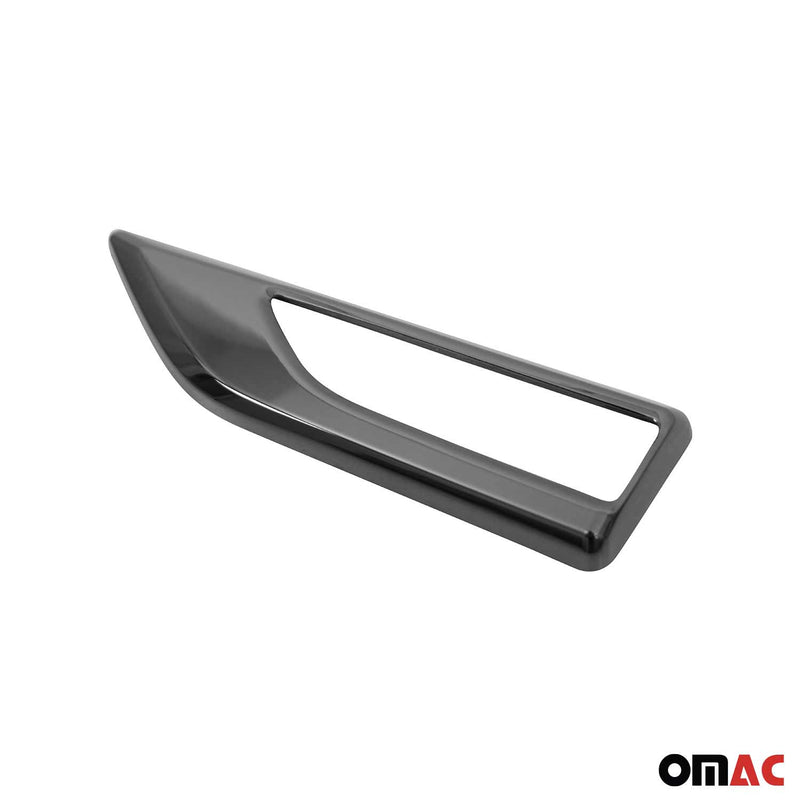 Blinkerrahmen Signalblende Blinker Rahmen für VW Caddy 2015-2020 Chrom Dunkel 2x