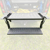 Folding tailgate step for pick-ups car loading areas step folding step