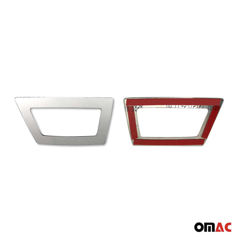 Blinkerrahmen Signalblende Blinker für Opel Corsa D 2006-2014 Edelstahl Silber