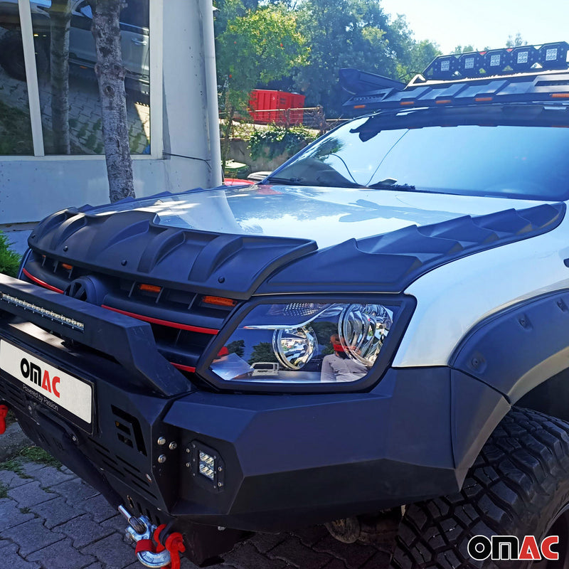 Motorhaube Deflektor Insekten Steinschlagschutz für VW Amarok 2010-2022 3tlg