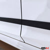Seitentürleiste Türleisten Türschutzleisten für Opel Corsa ABS Matt Schwarz 4x