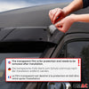 Sonnenblende äußeren Außensonnenblende für VW Caddy 2003-2020 Acryl