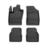 OMAC rubber floor mats for Jeep Compass 2017-2024 premium TPE car mats 4 pieces