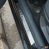 Einstiegsleisten Türschweller Edition für Opel Corsa Karl Edelstahl Silber 4tlg