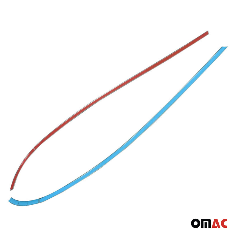 Fensterleisten Zierleisten für Citroen Berlingo 2008-2018 Edelstahl Chrom 2tlg